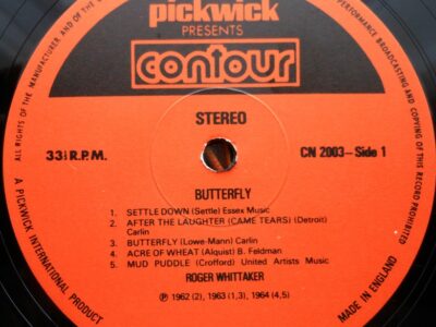 Виниловая пластинка Roger Whittaker – Butterfly (UK)