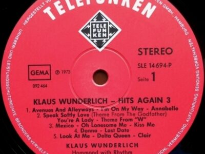 Виниловая пластинка Organ [Hammond] – Klaus Wunderlich
