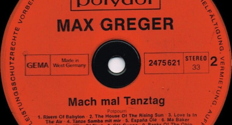 Jazz Max Greger – Mach Mal Tanztag