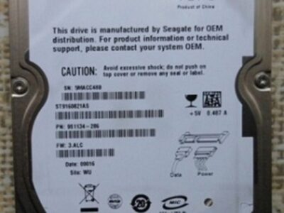 Жесткий диск Seagate 160GB 5400rpm SATA, 2.5″ на запчасти